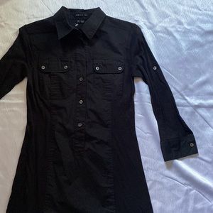 ⚠️‼️Final SALE ‼️ 🖤THEORY black shirt women dress size XS🖤